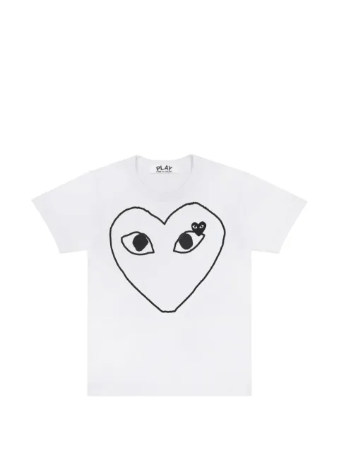 Comme Des Garçons Play signature heart print cotton T-shirt