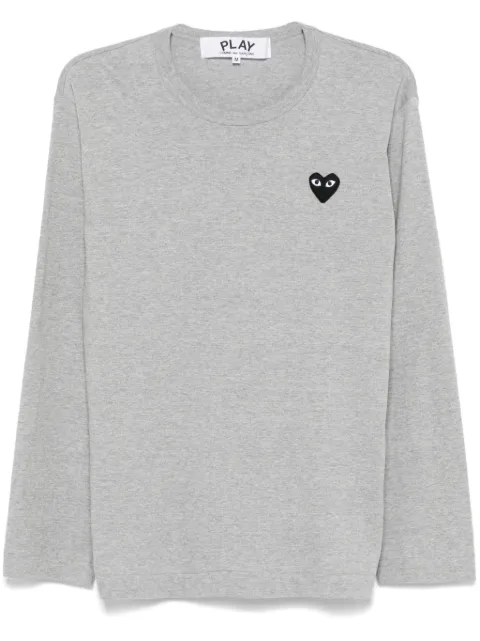 Comme Des Garçons Play camiseta con parche de corazón