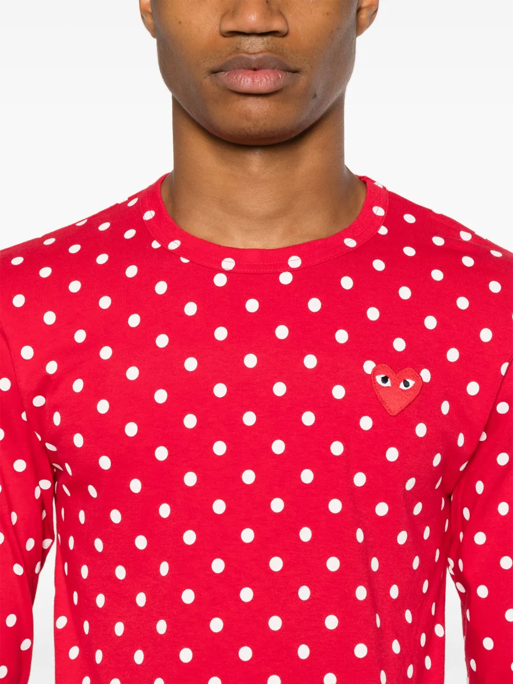 人気【COMME des GARCONS】PLAYCDG Polka Dot T-Shirt P1T233-1_04_0de9846e-a93f-45cd