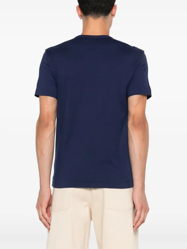 Comme Des Garçons Play ハートパッチ Tシャツ | ブルー | FARFETCH JP