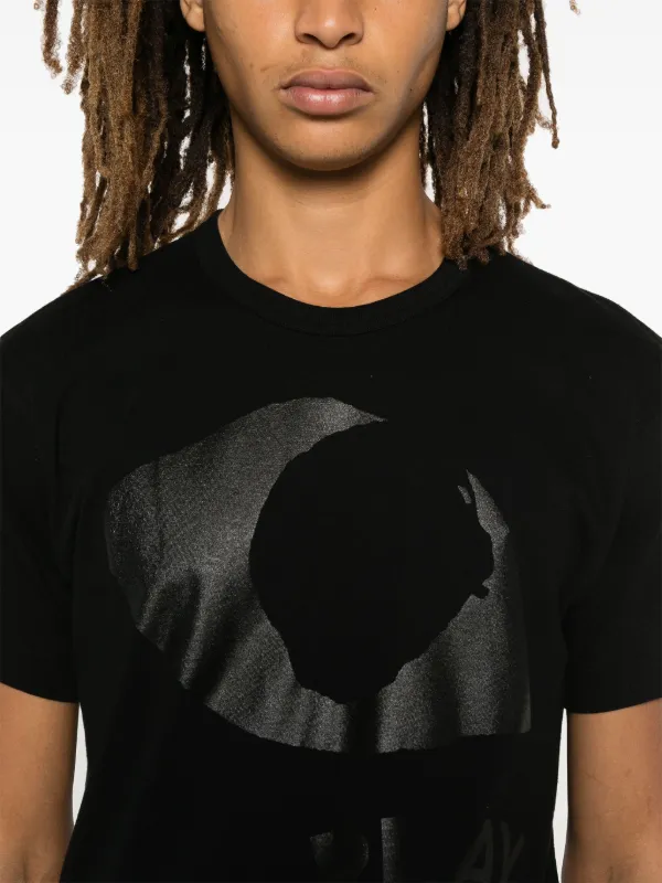 Comme des Garçons 12ss eye Print T Shirt Comme Des Garçons Play eye-print T-shirt | Black | FARFETCH UK