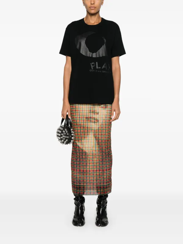Comme des Garçons 12ss eye Print T Shirt Comme Des Garçons Play eye-print T-shirt | Black | FARFETCH UK