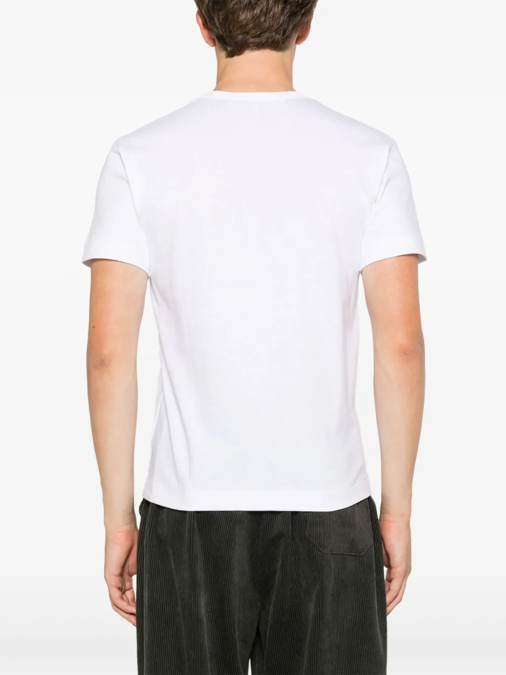 Comme Des Garçons Play T-shirt met hartprint Wit