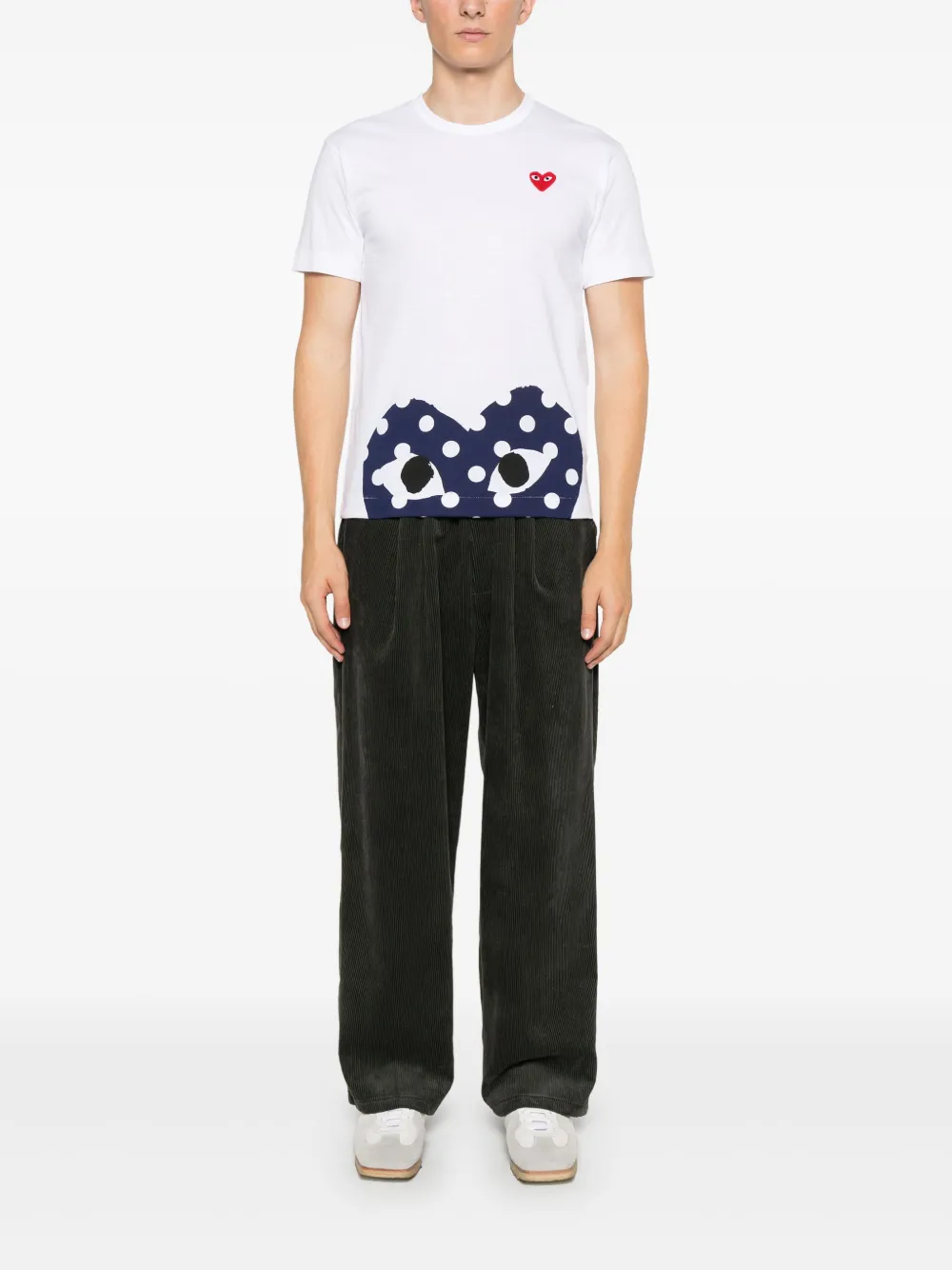 Comme Des Garçons Play playera con corazón estampado | Playeras | Image 2