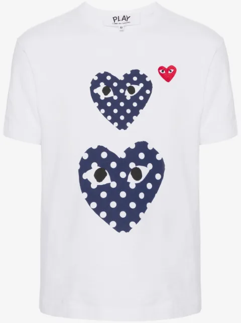 Comme Des Garçons Play heart-motif cotton T-shirt