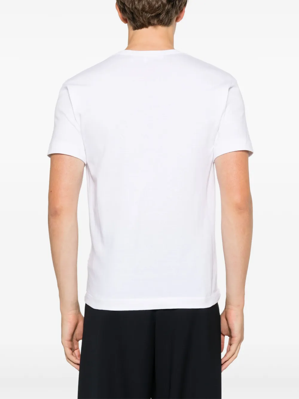 Comme Des Garçons Play T-shirt met hartprint Wit