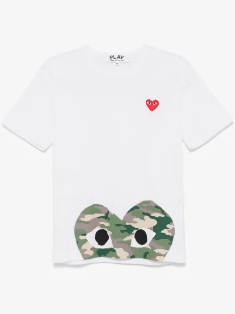 Comme Des Garçons Play T-Shirt mit Herz-Patch
