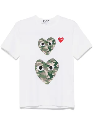 Comme Des Garçons Play ハートロゴ Tシャツ 通販 - FARFETCH
