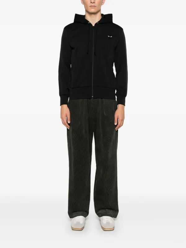 Comme Des Garçons Play ハートパッチ ジップパーカー