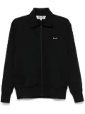 Comme Des Garçons Play heart-print jersey track jacket - Black