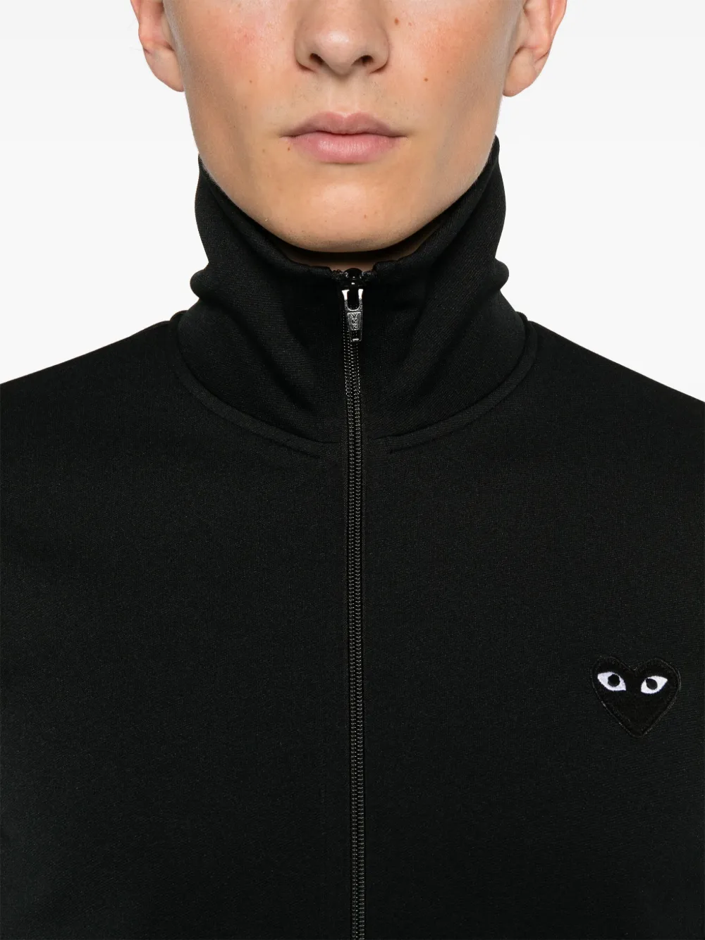 heart patch track jacket