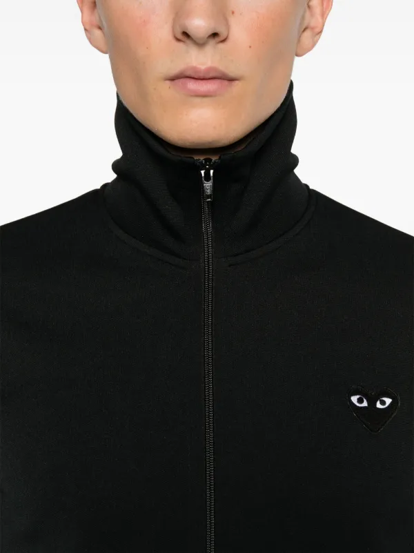 【新品、本物、当店在庫だから安心】 Comme Des Garçons Play ハートプリント トラックジャケット トップス