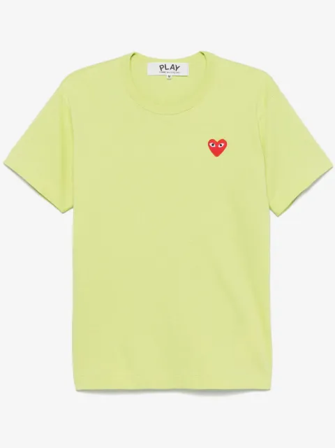 Comme Des Garçons Play playera con parche de corazón