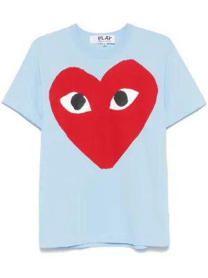 Comme Des Garçons Play logo-patch T-shirt | White | FARFETCH AO