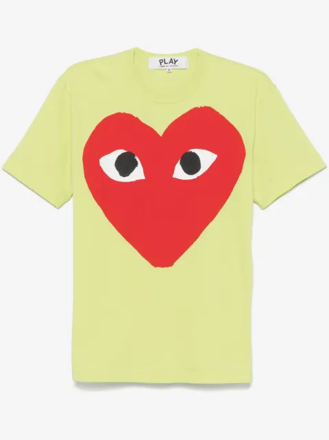 Comme Des Garçons Play t-shirt en coton à imprimé coeur