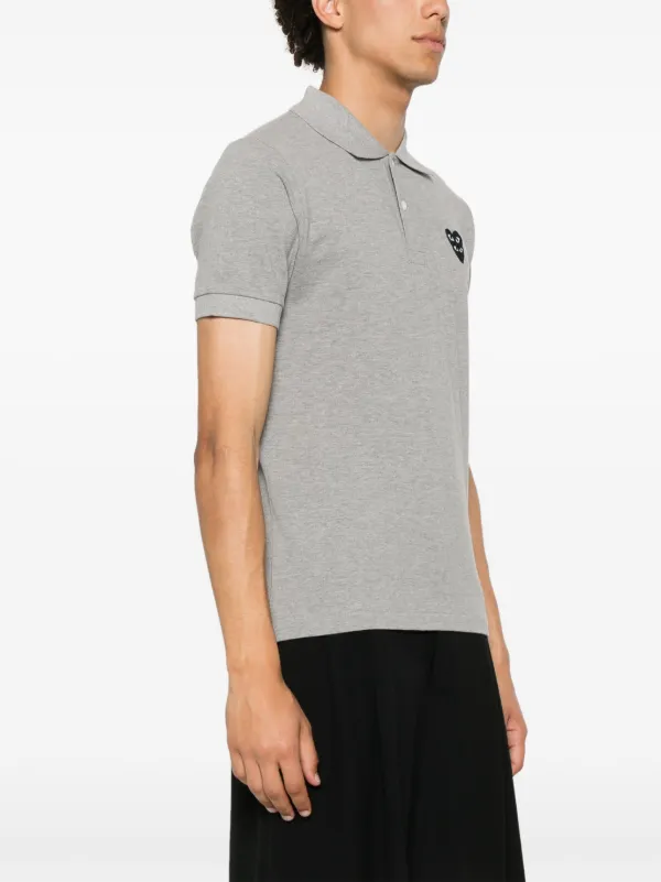 【良品】COMME des GARÇONS PLAY グレー ポロシャツ　ハート 楽天市場】【COMME des GARCONS】コムデギャルソン PLAY プレイ