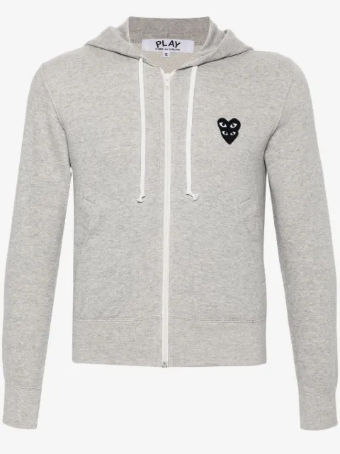 Comme Des Garçons Play Melierter Hoodie