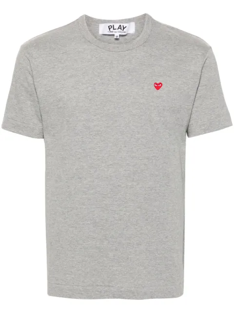 Comme Des Garçons Play Heart-patch cotton T-shirt