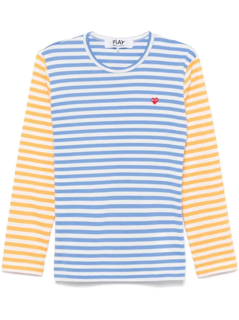 Comme Des Garçons Play striped T-shirt