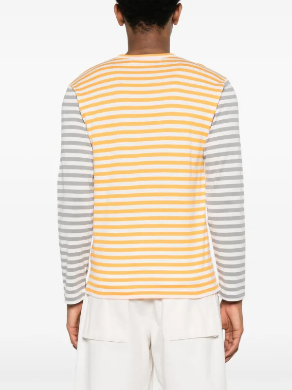 Comme Des Garçons Play ストライプ Tシャツ | オレンジ | FARFETCH JP