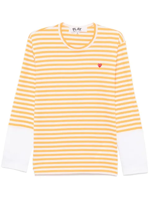 Comme Des Garçons Play Mini Heart-patch T-shirt