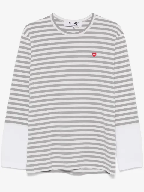 Comme Des Garçons Play Mini Heart-patch T-shirt