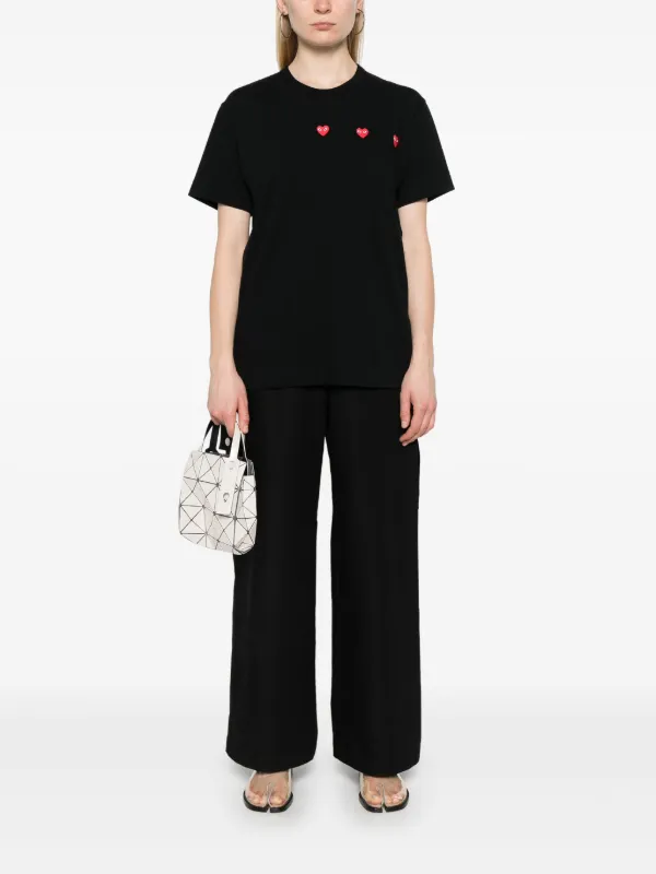 PLAY ハートプリント Tシャツ Sサイズ Comme Des Garçons Play ハートプリント Tシャツ | ブルー