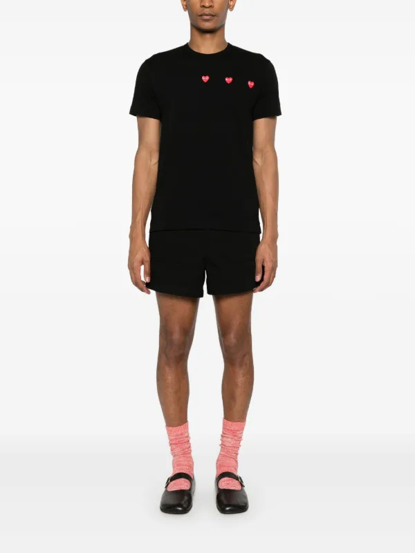 トップス BLACK COMME des GARCONS print t-shirt Black Comme des Garçons Black Leopard Print T-Shirt | SVD