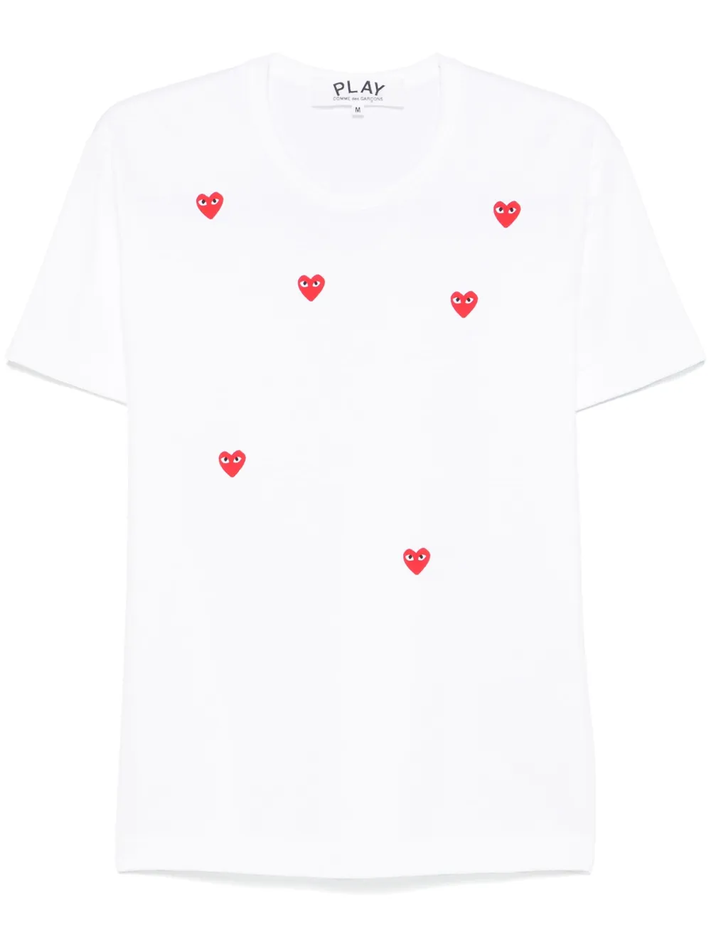 heart-print T-shirt