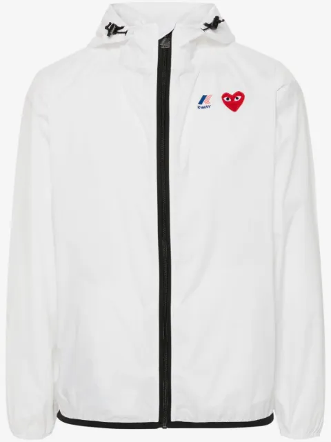 Comme Des Garçons Play x K-Way ハートパッチ ライトジャケット