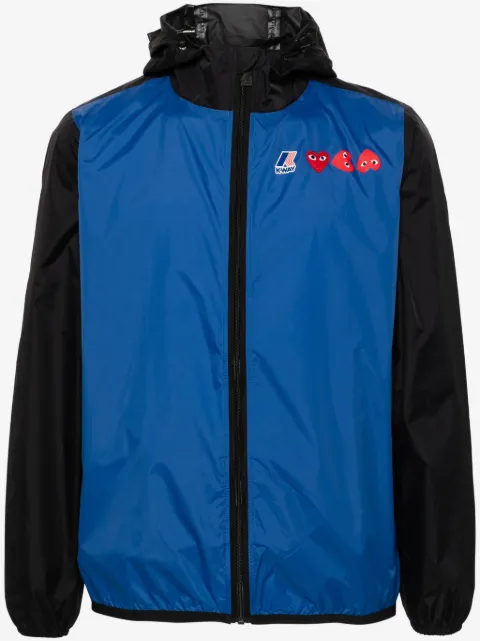 Comme Des Garçons Play x K-Way imperméable Claude à capuche
