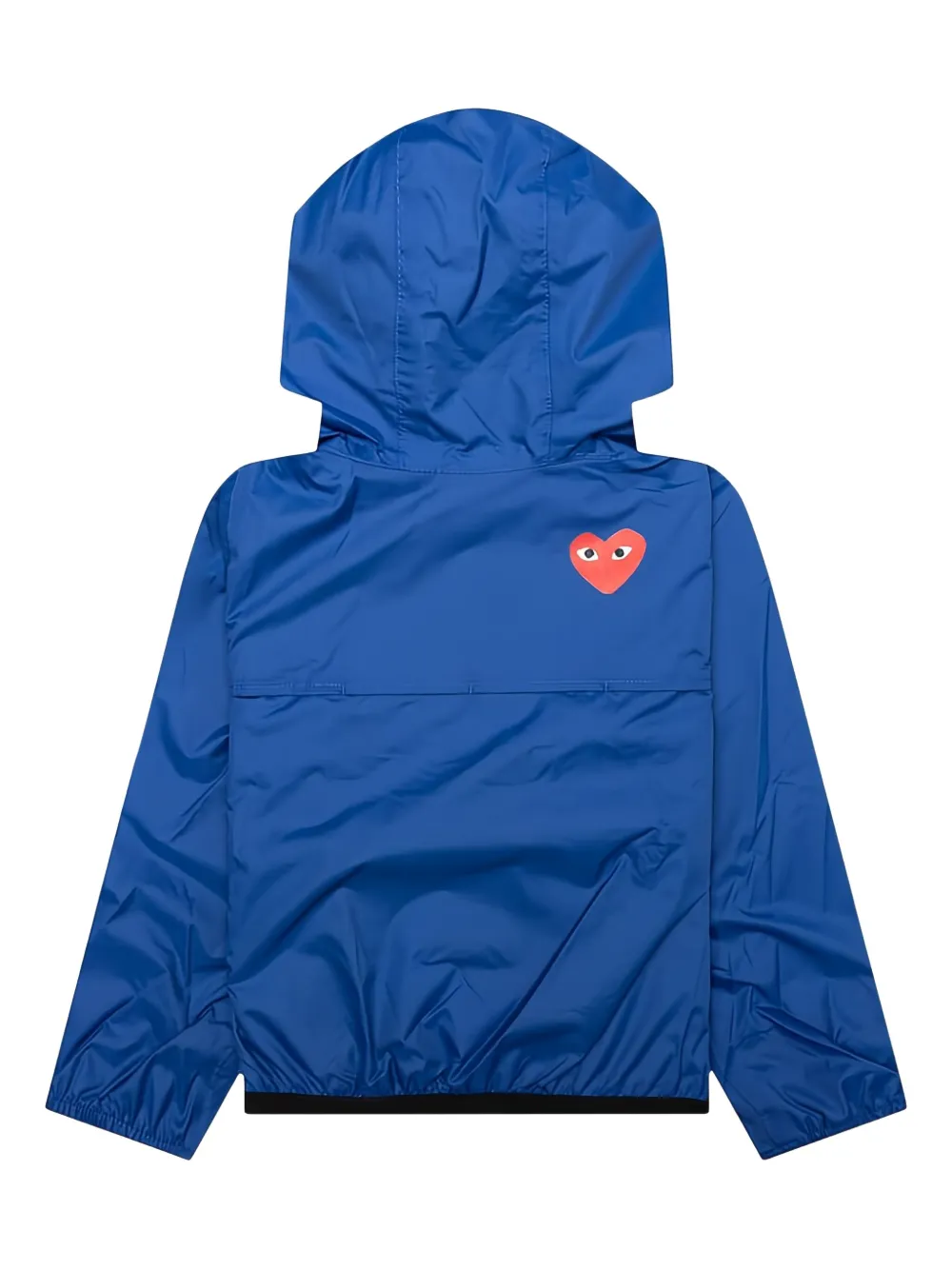 Comme Des Garçons Play Kids x K-Way half-zip heart-emblem jacket | Boys Rainwear | Image 2