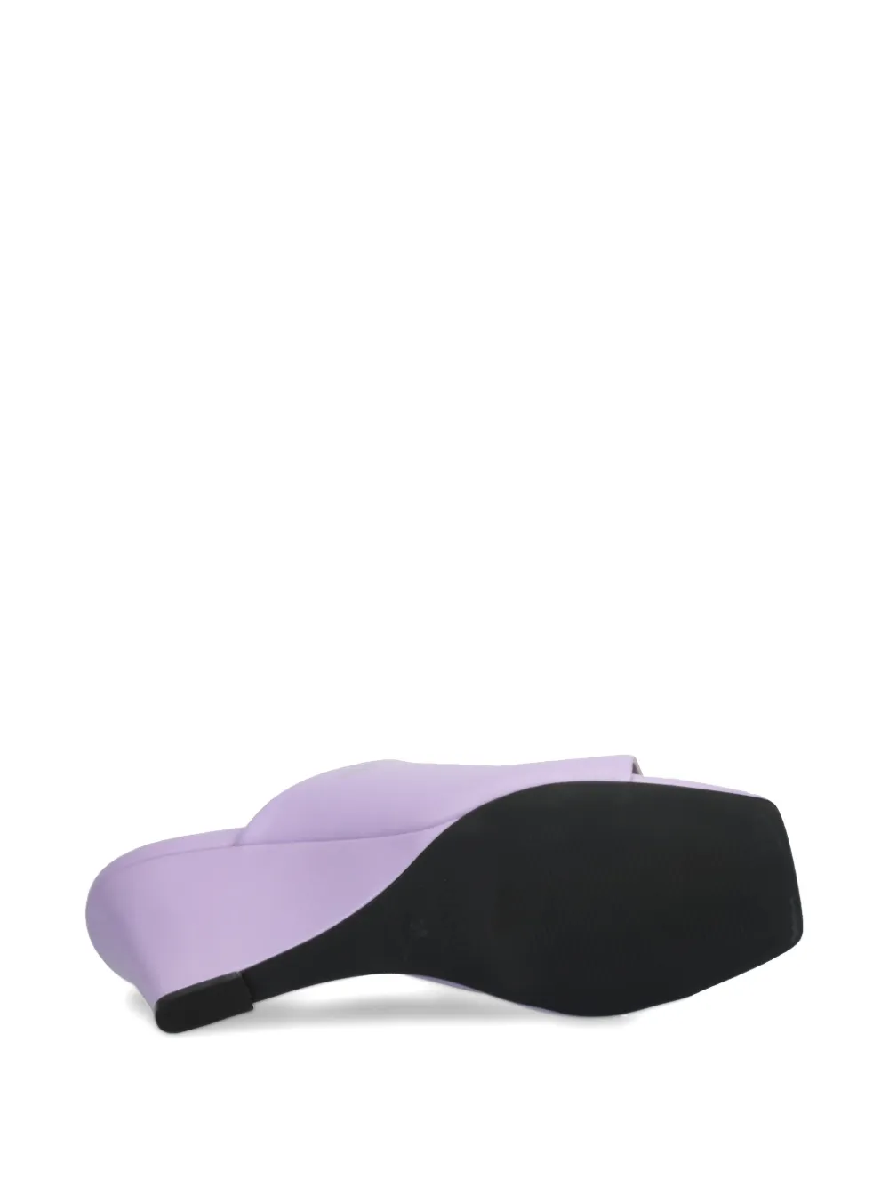 Karl Lagerfeld logo-print mules Purple