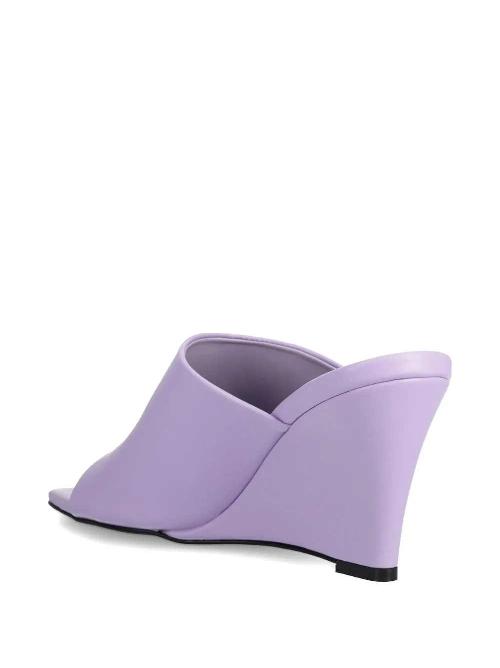 Karl Lagerfeld logo-print mules Purple