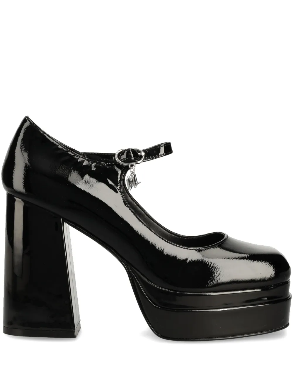 Karl Lagerfeld 110mm leather pumps Black
