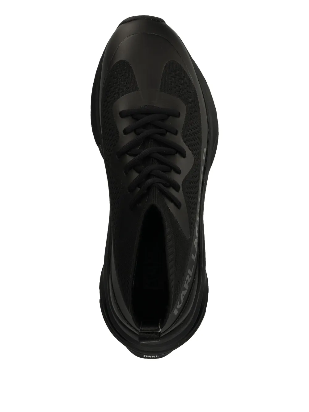 Karl Lagerfeld leather sneakers Black