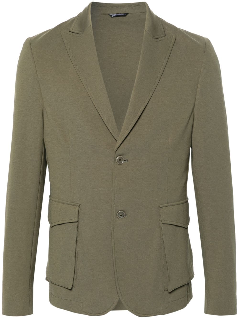 Daniele Alessandrini Single-breasted Blazer In Green