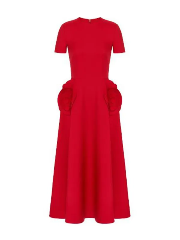 関税送料込Red Valentino Midi Dress 23262017_53300256_600.jpg
