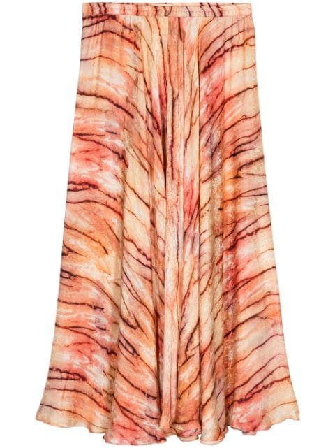 Mes Demoiselles Manish midi skirt