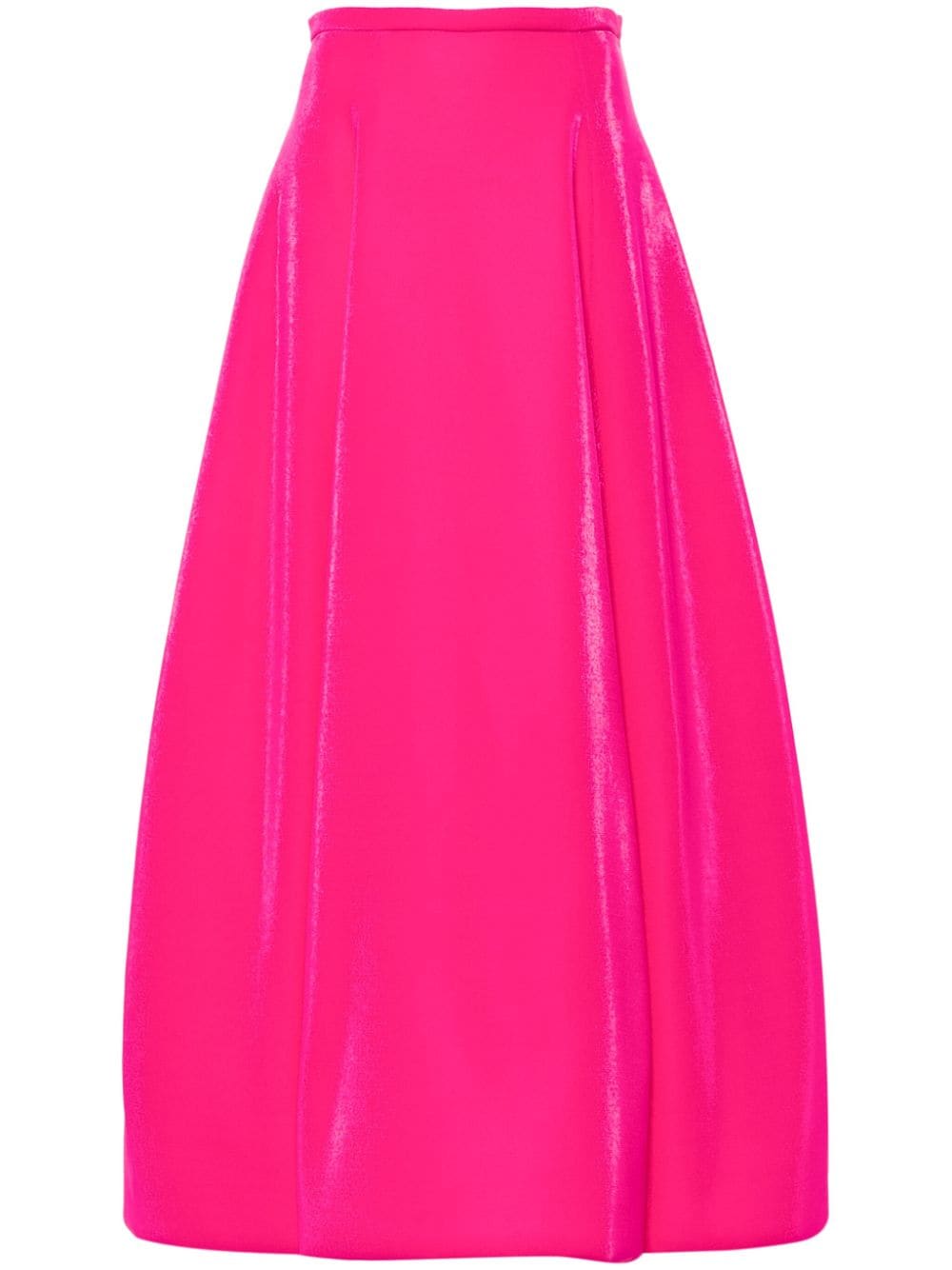 Emporio Armani A-line Long Skirt In Pink