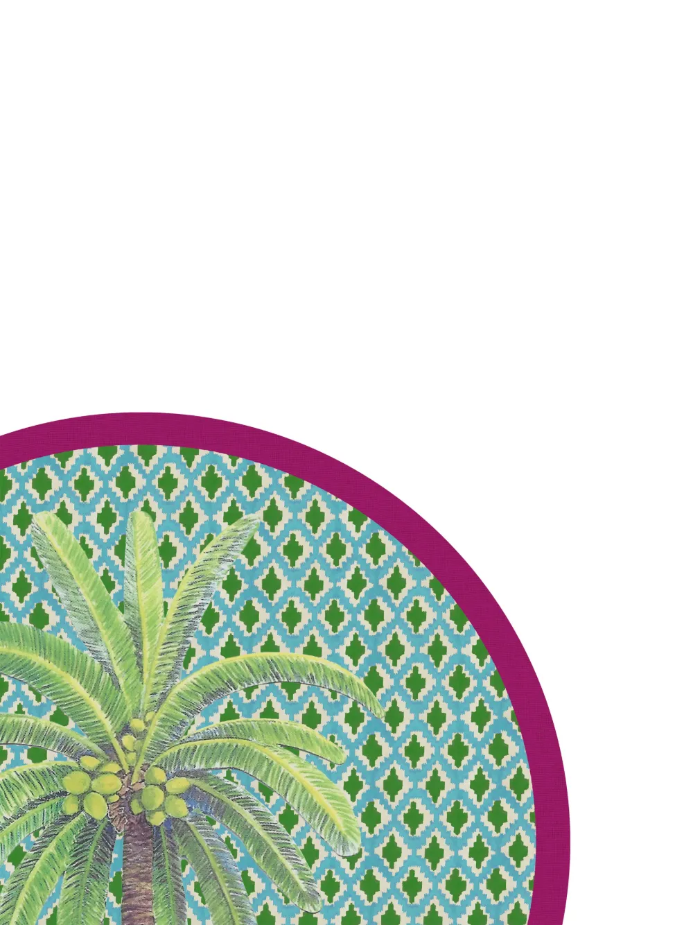Lisa Corti Masonite Hima Palm placemat (set of two) | Table Linens | Image 2