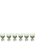 Serax x Bela Silva Eternal Snow small stemmed glass (set of six) - Green