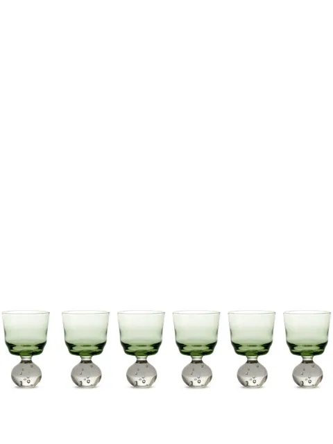 Serax pack de seis vasos Eternal Snow medianos de Serax x Bela Silva 