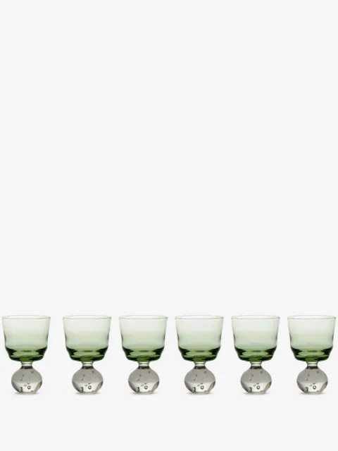 Serax pack de seis vasos Eternal Snow medianos de Serax x Bela Silva 