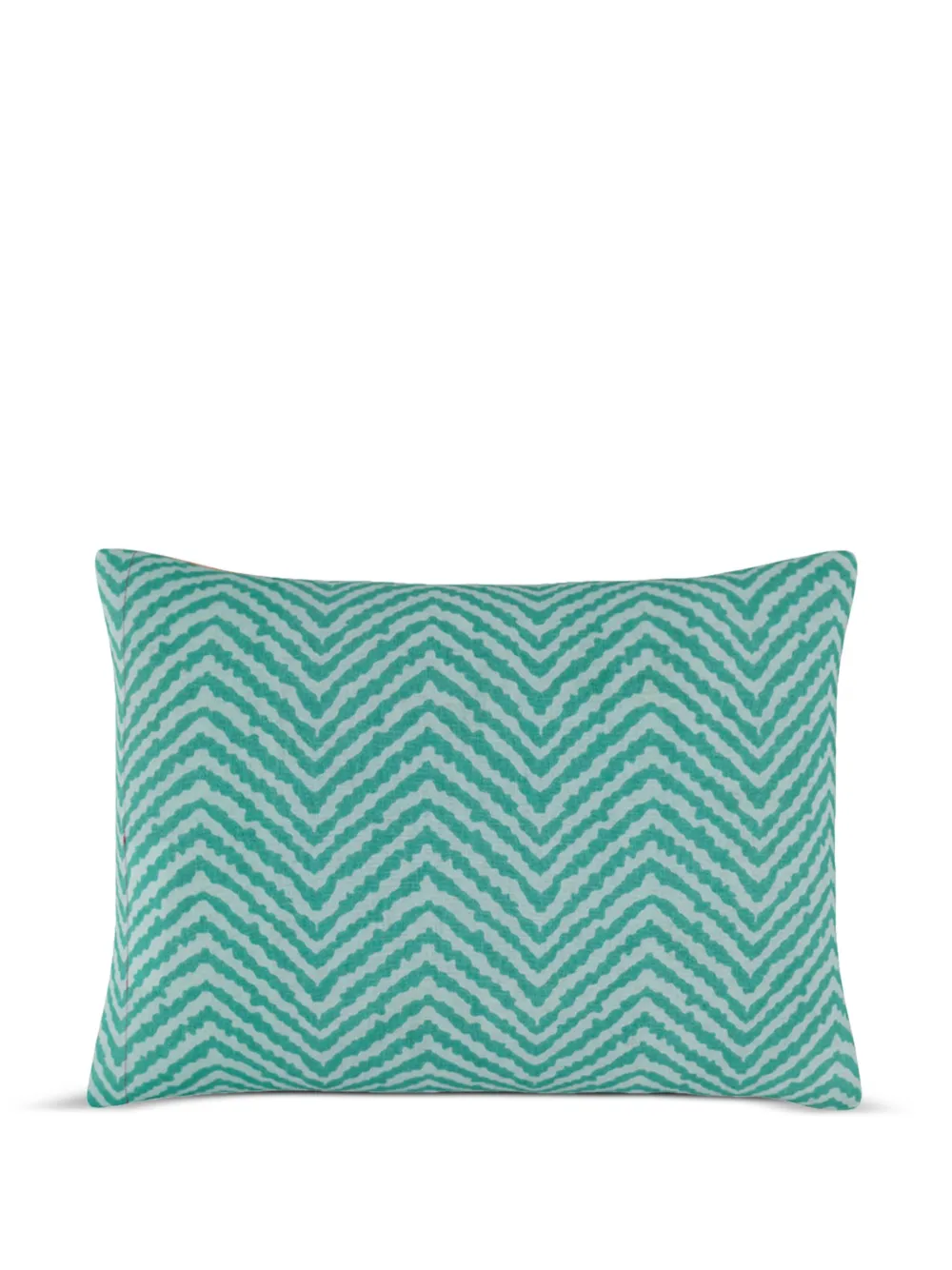 Lisa Corti floral-print cotton cushion - Paars
