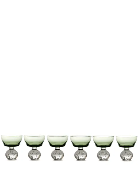 Serax pack de seis vasos Eternal Snow medianos de Serax x Bela Silva