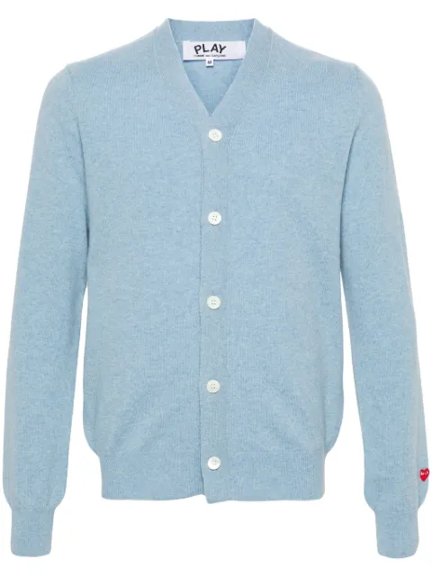 Comme Des Garçons Play cárdigan con parche de corazón