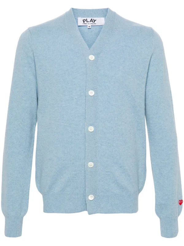 COMME DES GARÇONS ハートパッチカーディガン Comme Des Garçons Play ハートパッチ カーディガン | ニュートラル