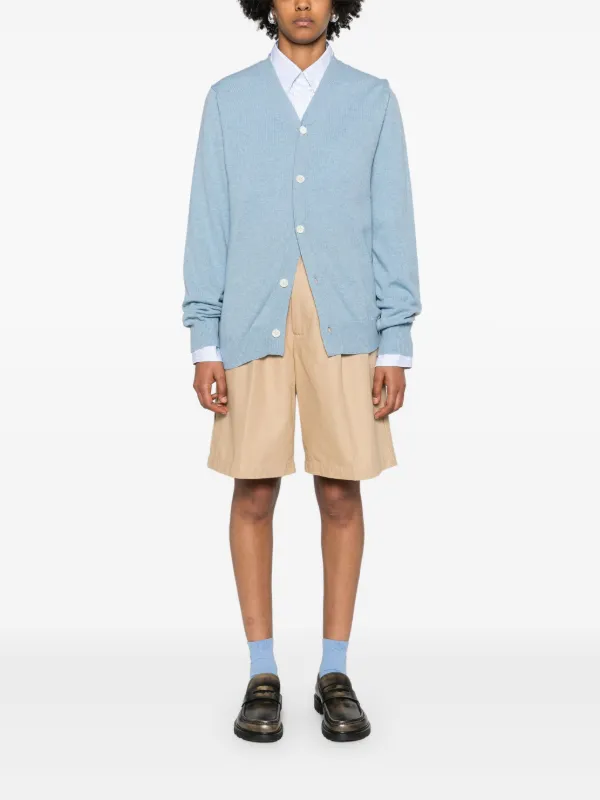 Comme Des Garçons Play ハートパッチ カーディガン | ブルー