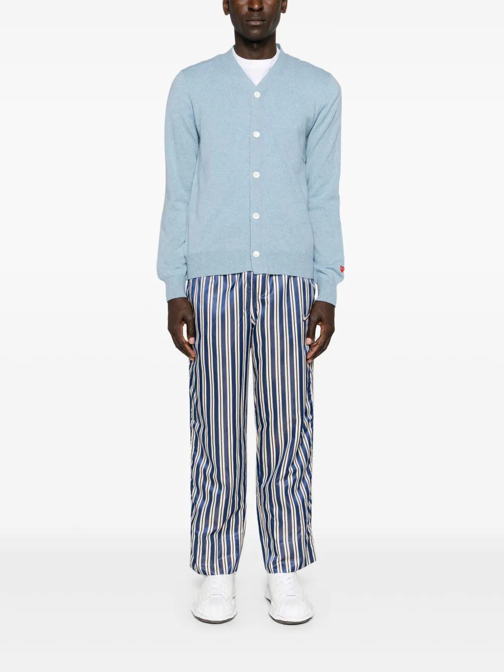 Comme Des Garçons Play heart-patch wool cardigan | Cardigans | Image 2